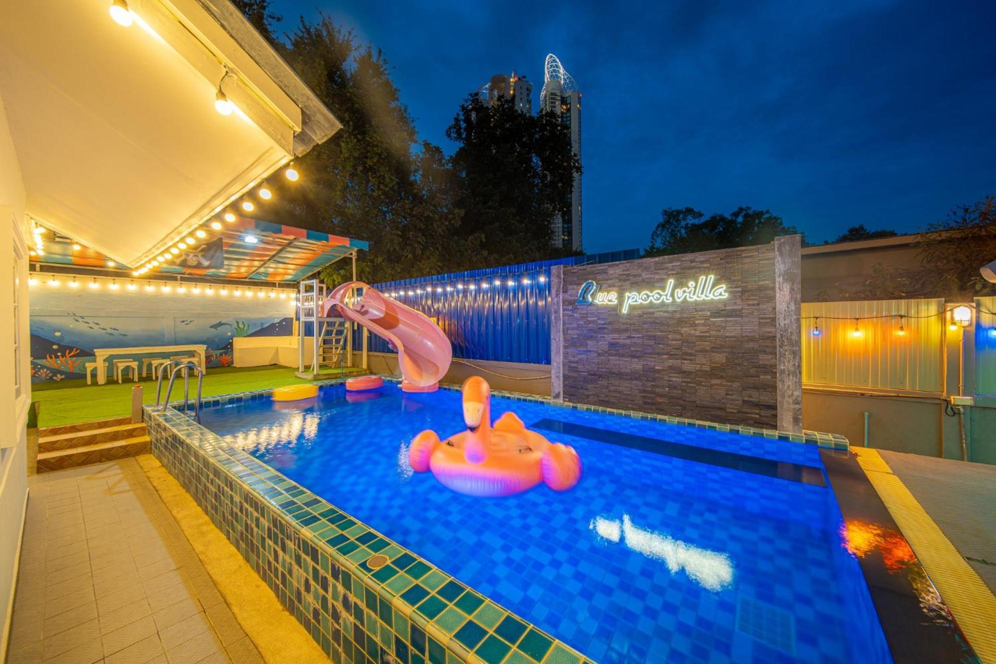 Blue Pool / 350m To / Big Pool With Slider Jomtien Beach