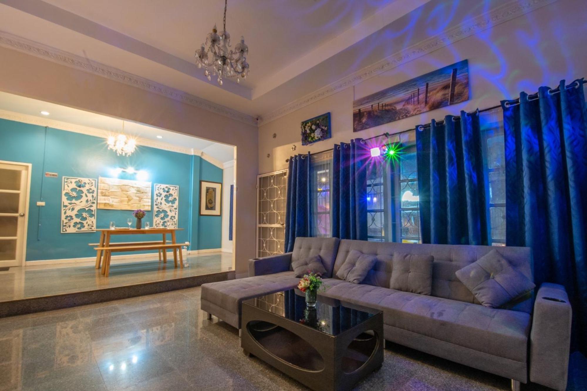 Villa Blue Pool / 350m To / Big Pool With Slider Jomtien Beach