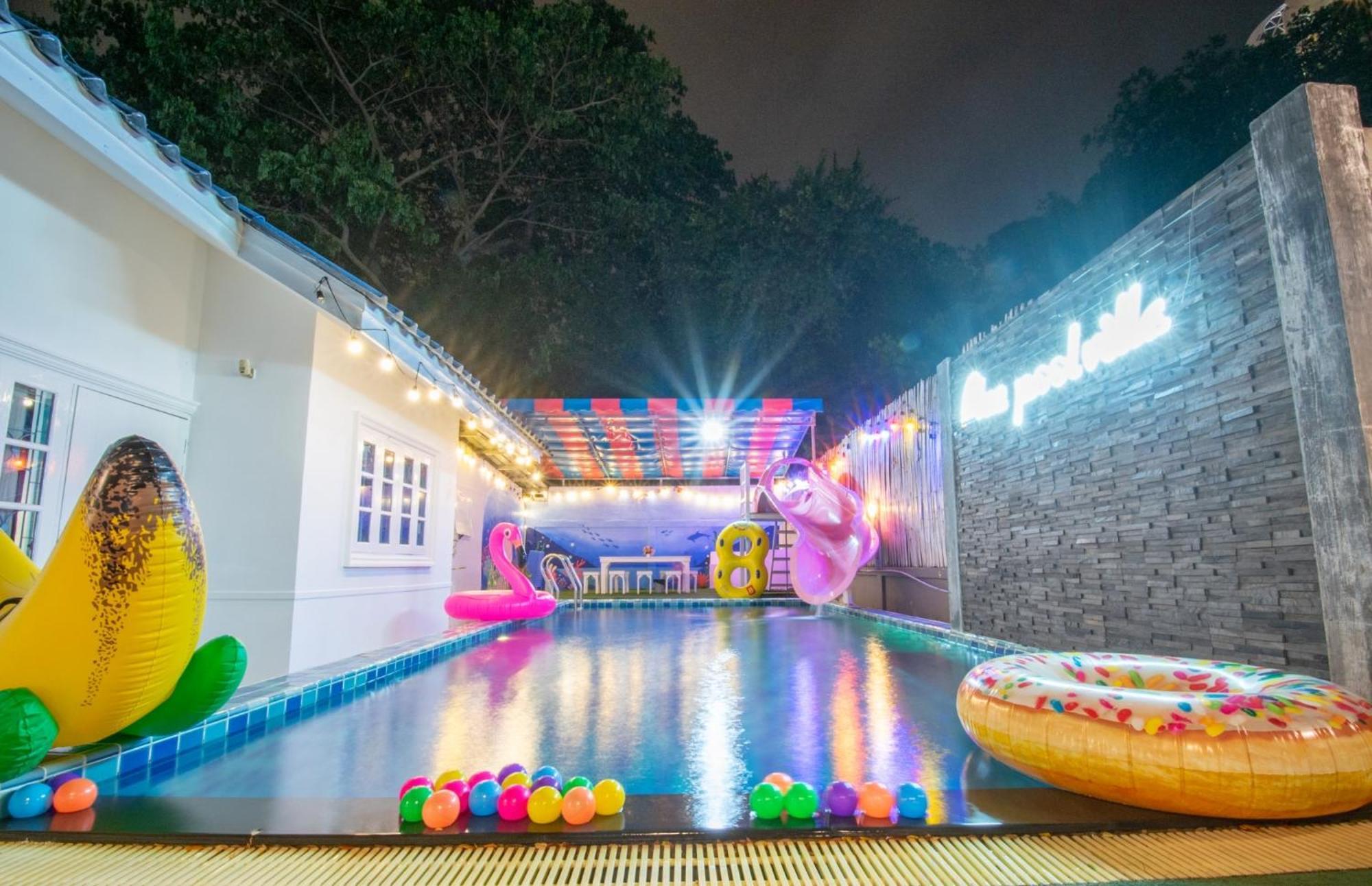 Blue Pool / 350m To / Big Pool With Slider